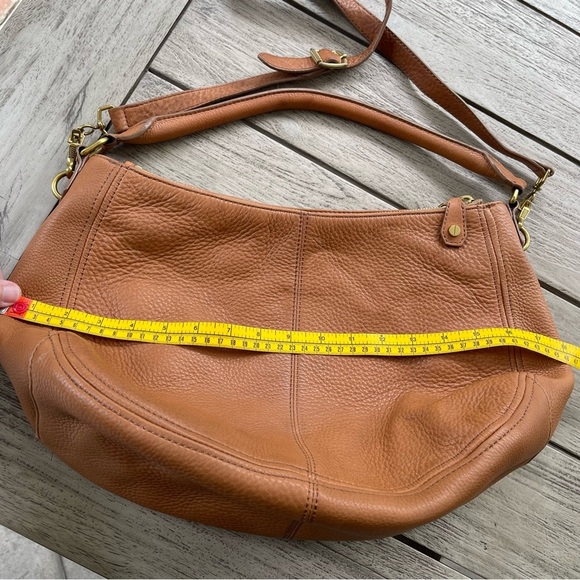 J. Crew Biennial Tan Leather Hobo Crossbody Shoulder Bag - Picture 2 of 12